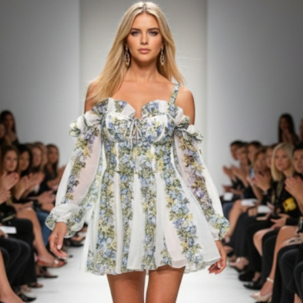 Floral Conjured Dreams Play Suit inspired by Alice McCall